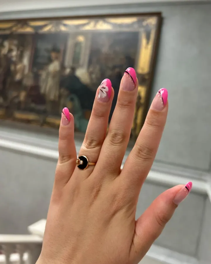 Elegante Kurzform in Rosa