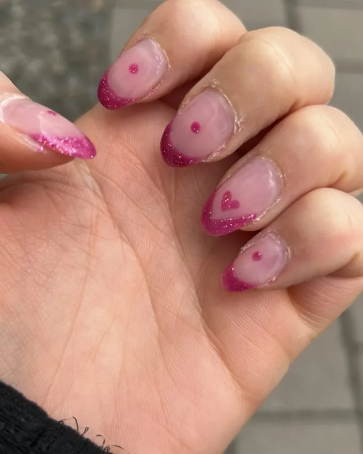 Glänzendes Finish in Beerenton